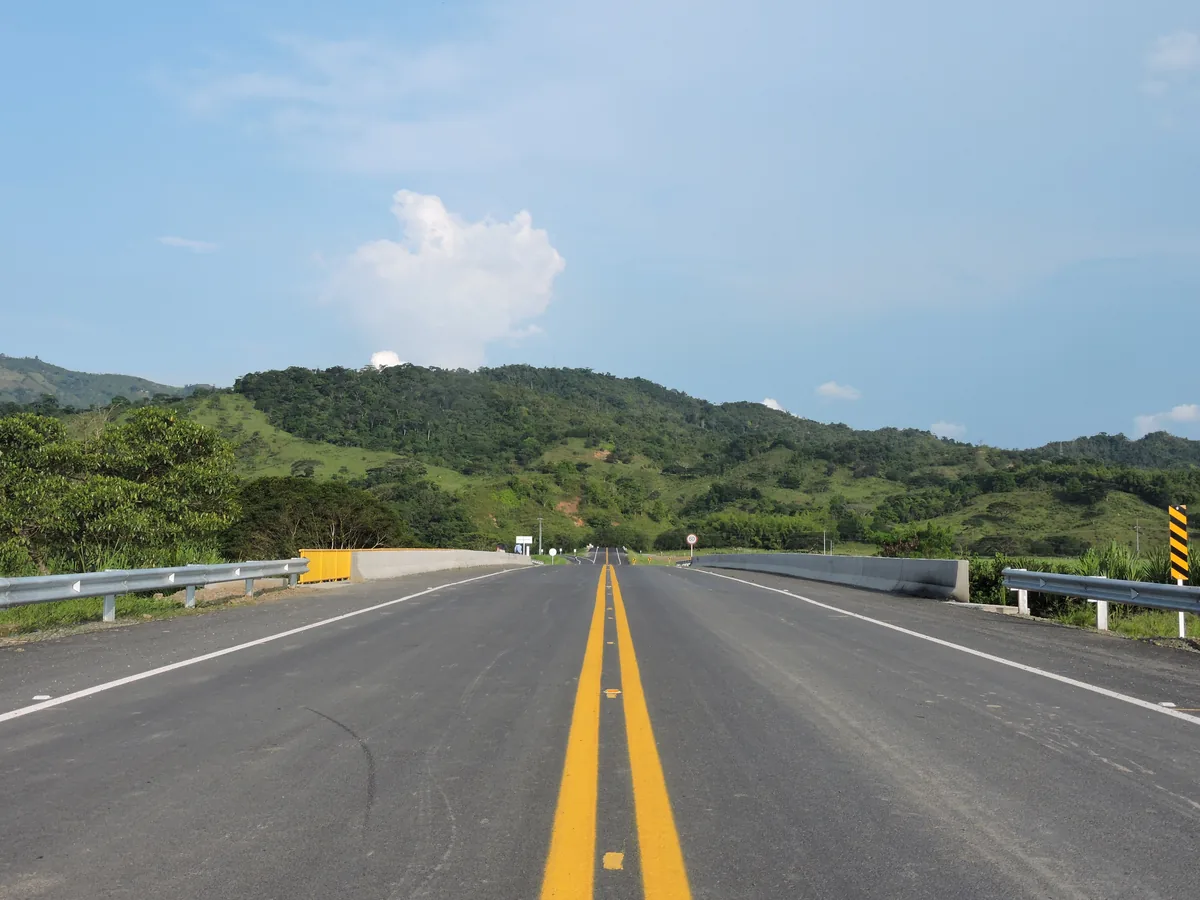 Infraestructura vial construida en la región
